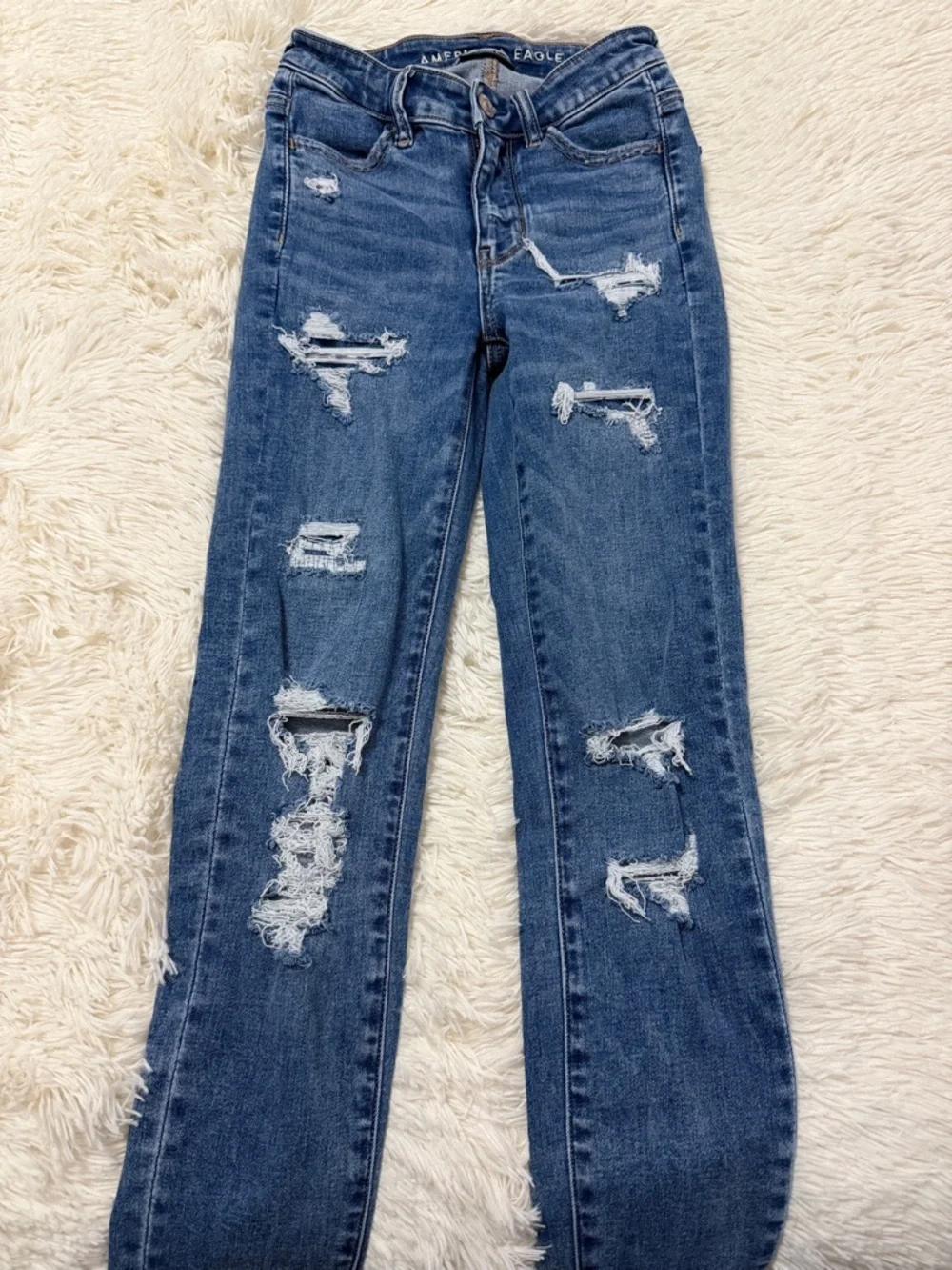 American Eagle Outfitters Hi-Rise Jegging with Raw Hem - Picture 2 of 6
